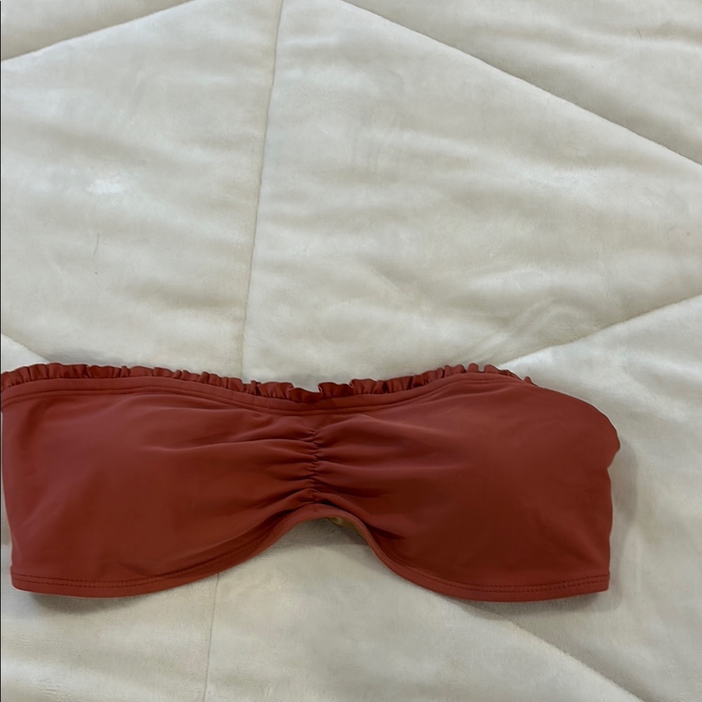Rust Bandeau Bikini Top